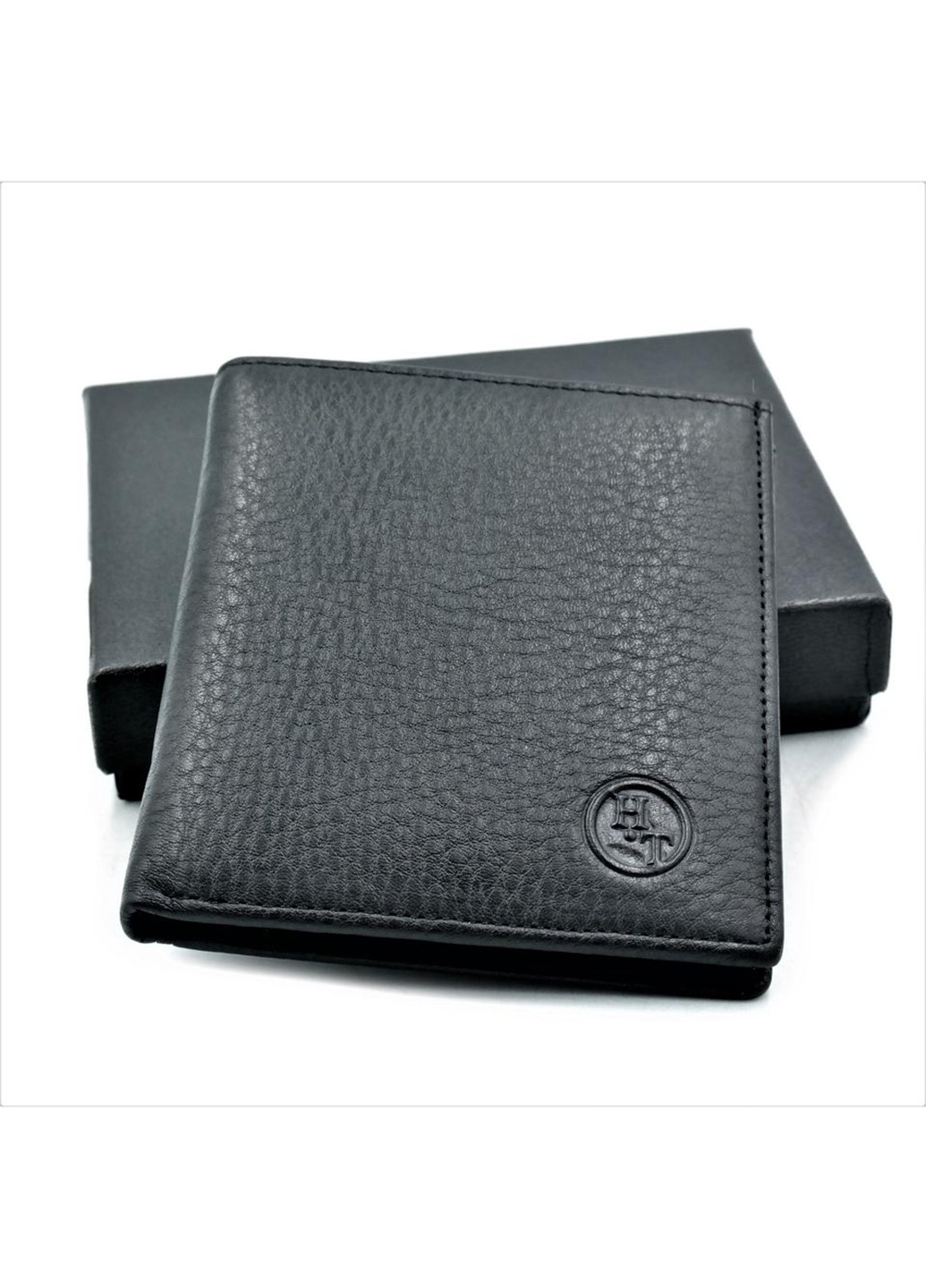 Чоловічий шкіряний гаманець 11х9,5х2 см H.T.Leather (254595177)