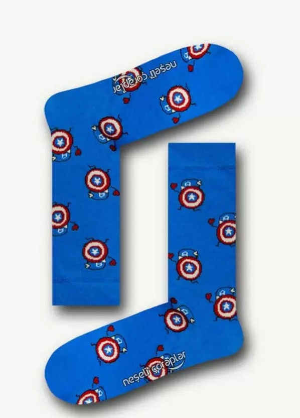 Шкарпетки Daily Капітан Америка Neseli высокие (212374930)