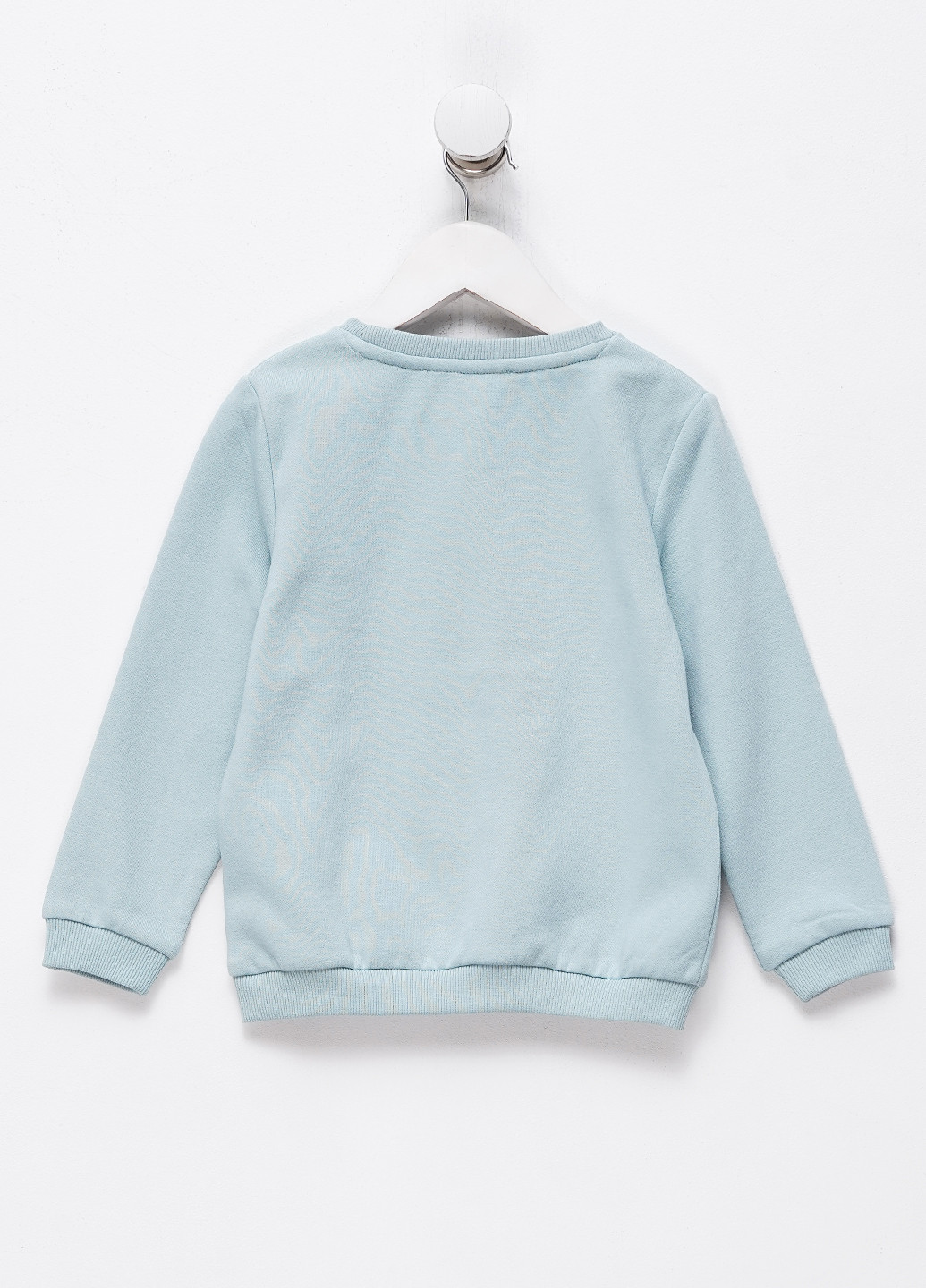 C&A свитшот единорог мятный кэжуал хлопок, трикотаж с начесом