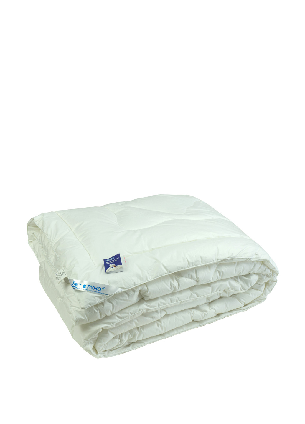 Одеяло с искуственного пуха 172х205 зимнее Руно однотонное белое