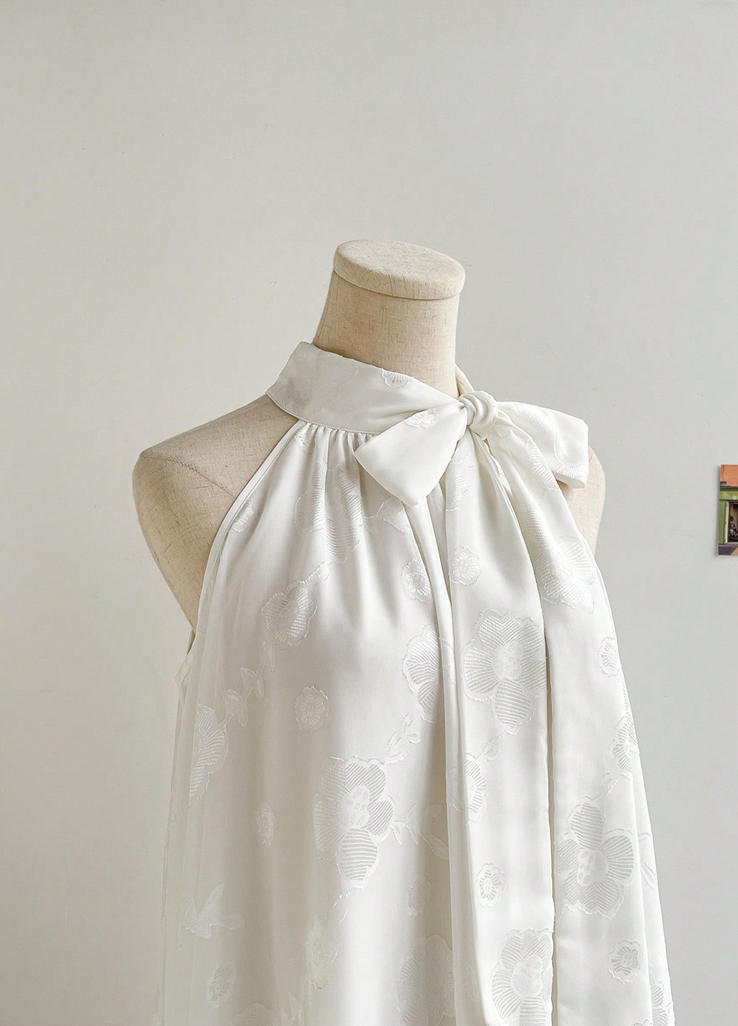 Білий кежуал сукня а-силует SHEIN з квітковим принтом