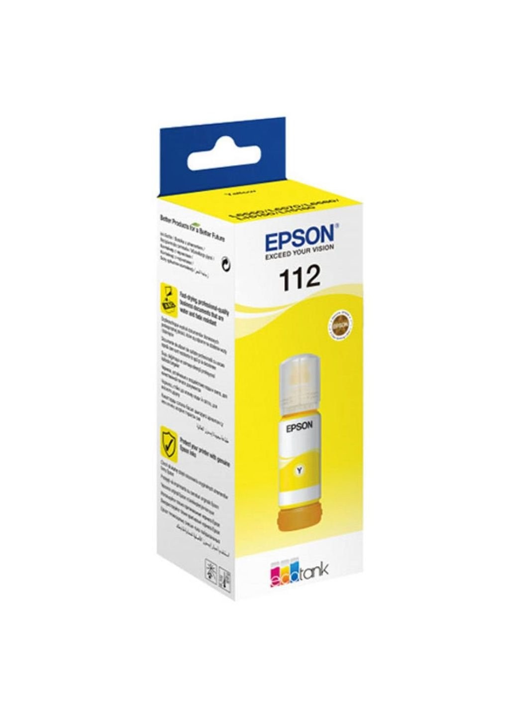 Контейнер з чорнилом (C13T06C44A) Epson 112 EcoTank Pigment Yellow ink (247485039)