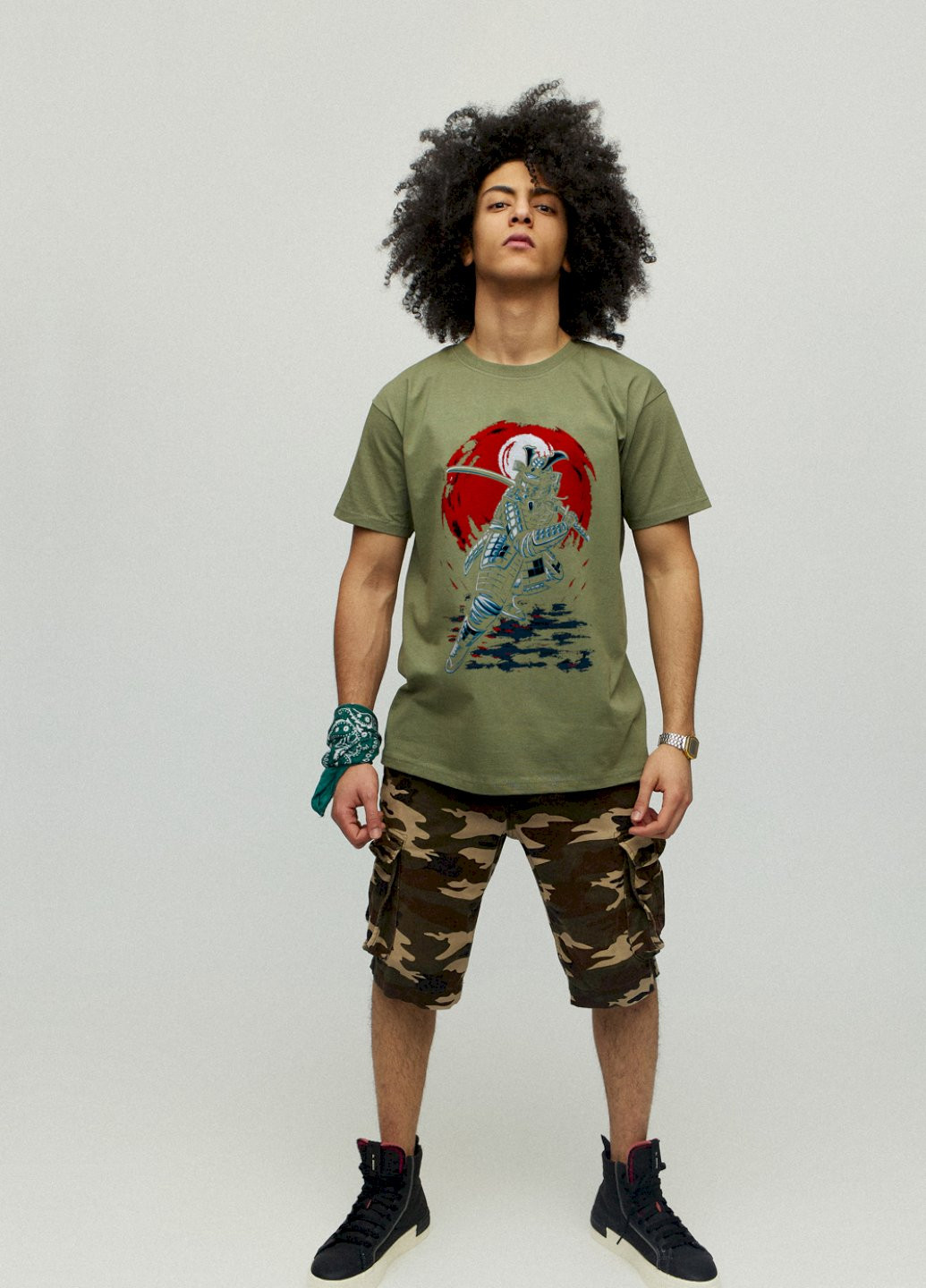 Хакі (оливкова) футболка чоловіча YAPPI