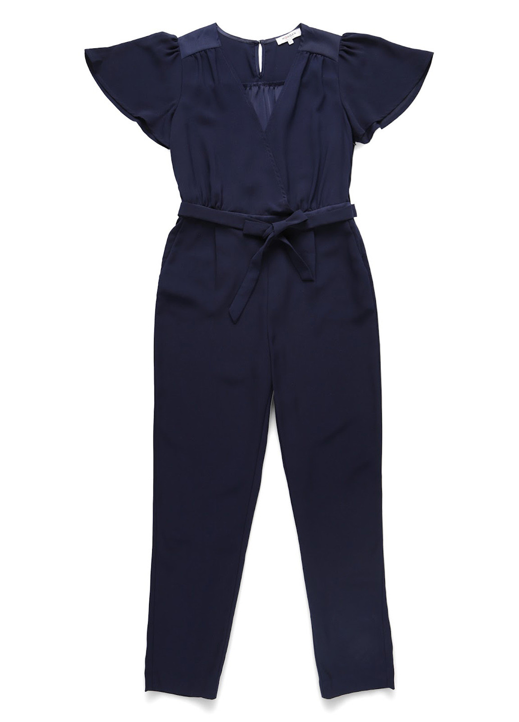 Комбинезон Morgan однотонный тёмно-синий деловой полиэстер