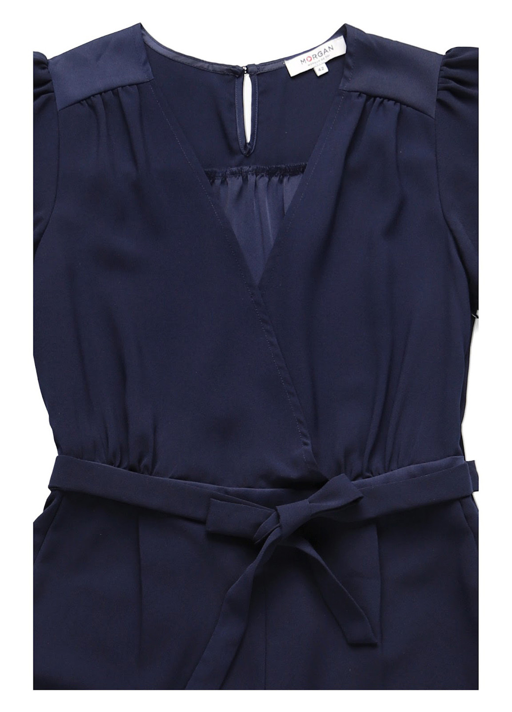 Комбинезон Morgan однотонный тёмно-синий деловой полиэстер