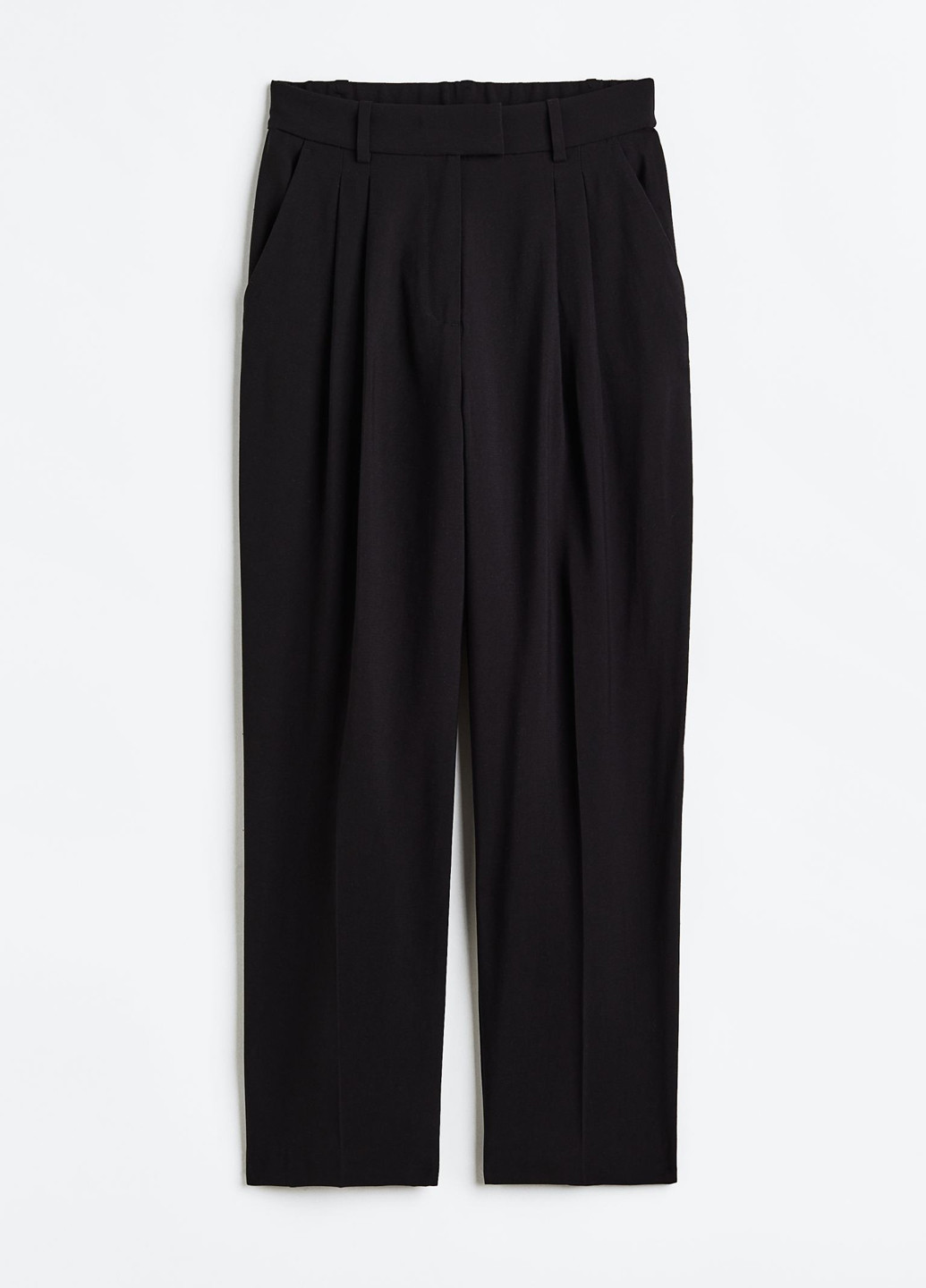 Черные кэжуал летние каррот брюки H&M