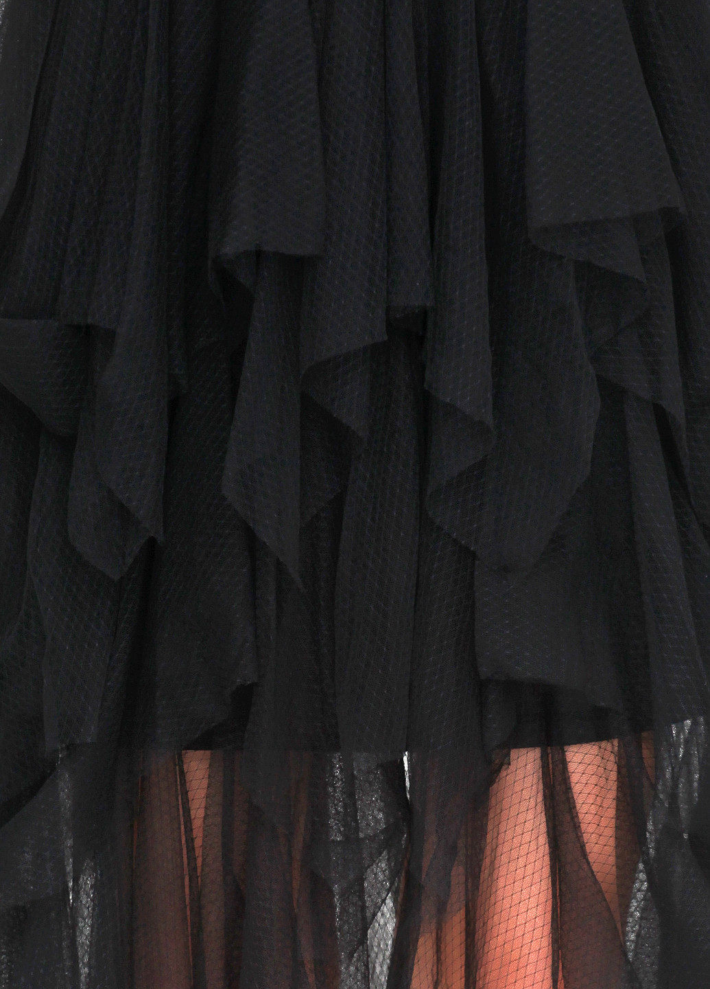 Черная кэжуал однотонная юбка Vila миди