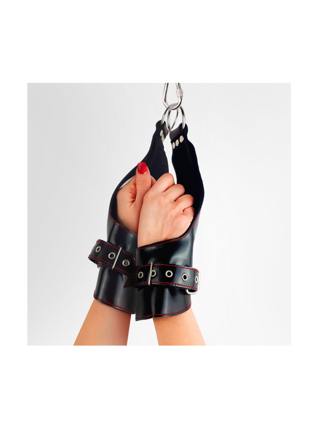 Поручі для підвісу Fetish Hand Cuffs For Suspension із натуральної шкіри Art of Sex (252268799)