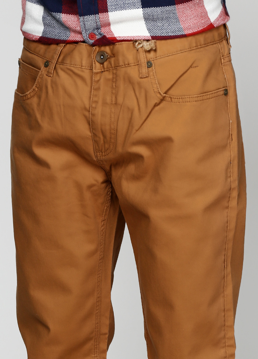 Светло-коричневые демисезонные прямые джинсы Element