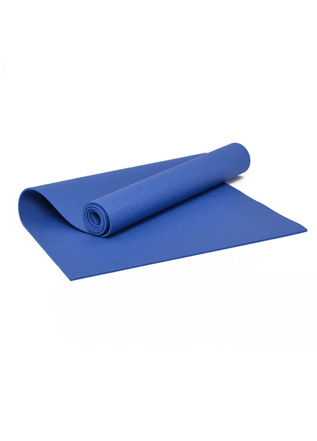 Коврик для йоги и фитнеса (йога мат) ПВХ (PVC) 173х61см толщина 6мм синий EasyFit (237596249)