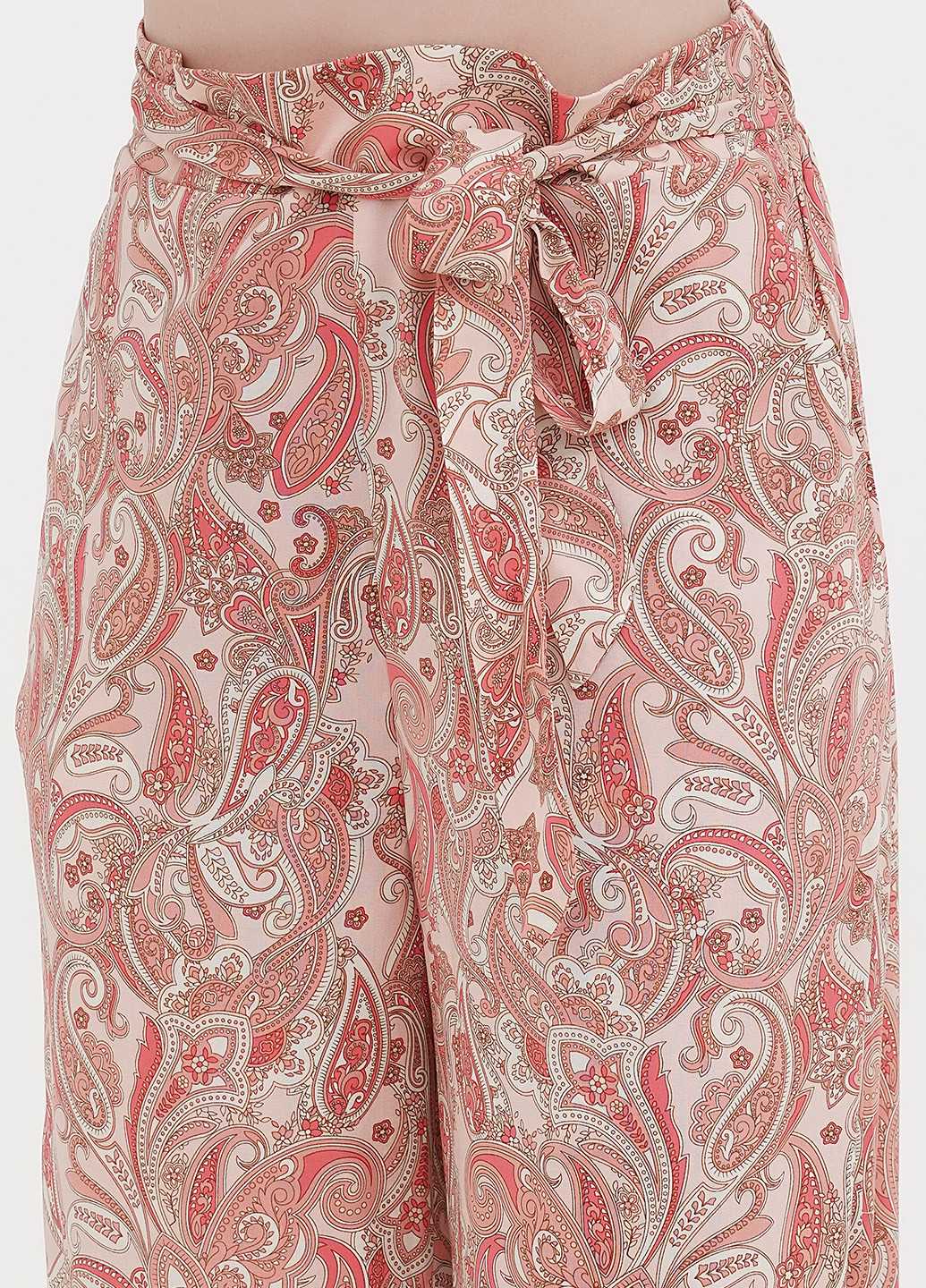 Светло-розовые кэжуал летние прямые брюки Orsay