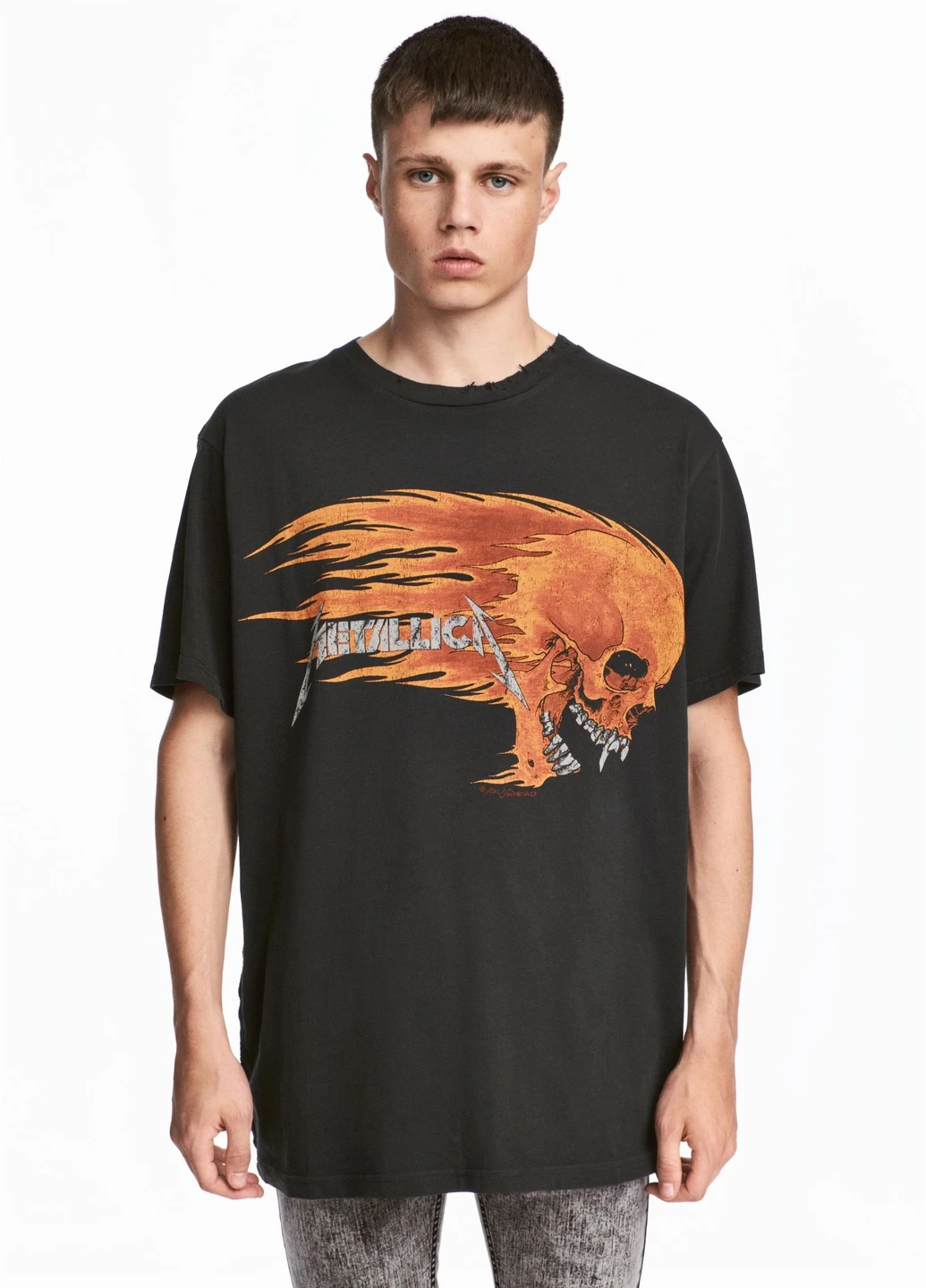 Темно-серая футболка H&M