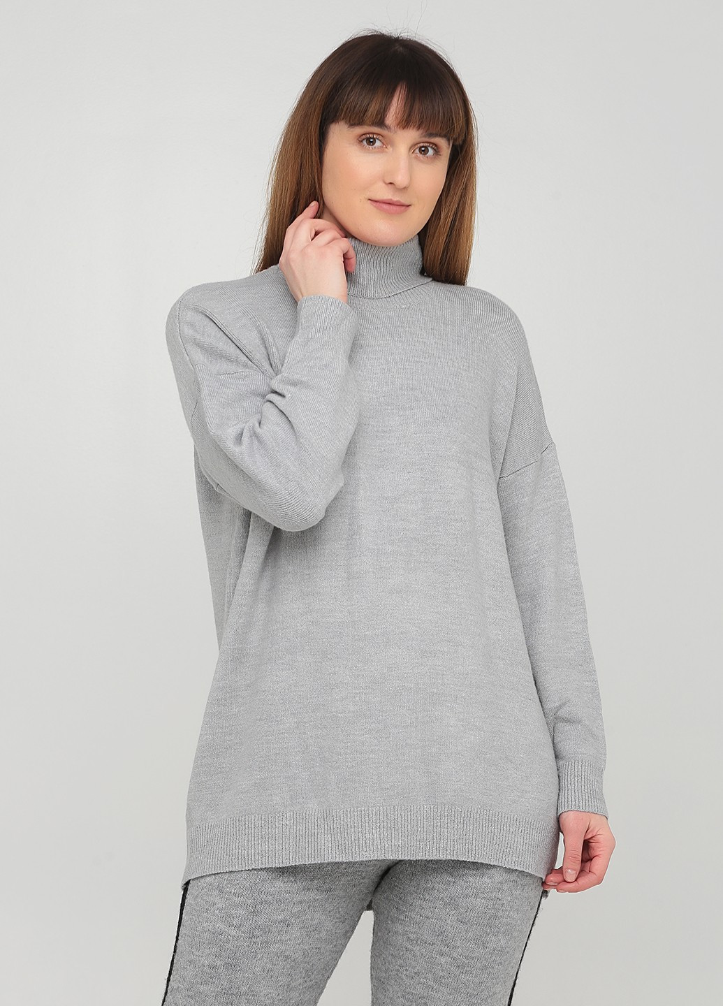 Сірий демісезонний светр Jennyfer
