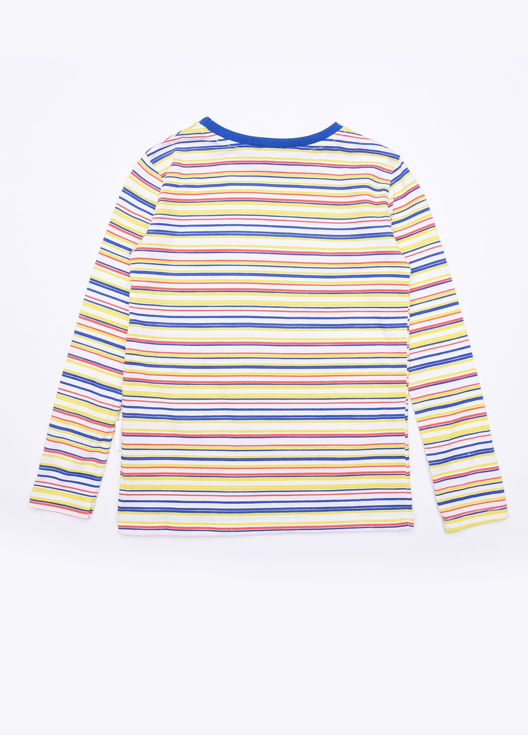 Комбінована демісезонна футболка з довгим рукавом дитяча в смужку Let's Shop
