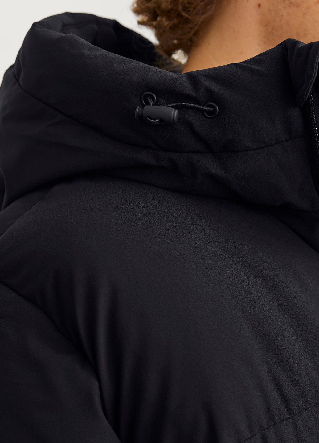 Чорна зимня куртка Jack & Jones