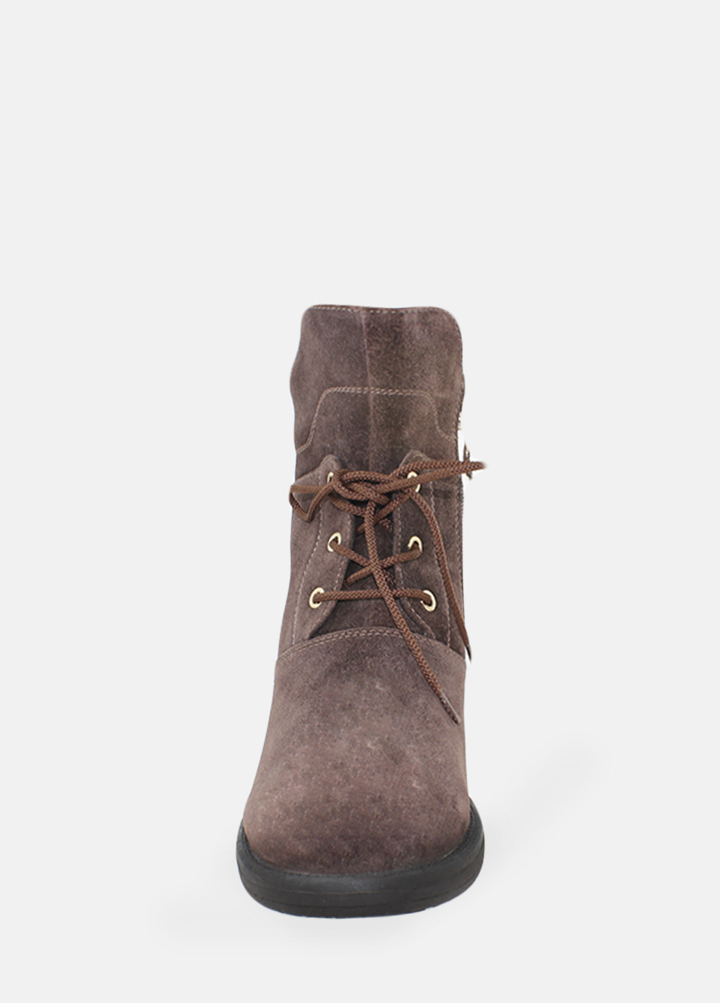 Зимние ботинки rf0965-11 коричневый Favi из натуральной замши