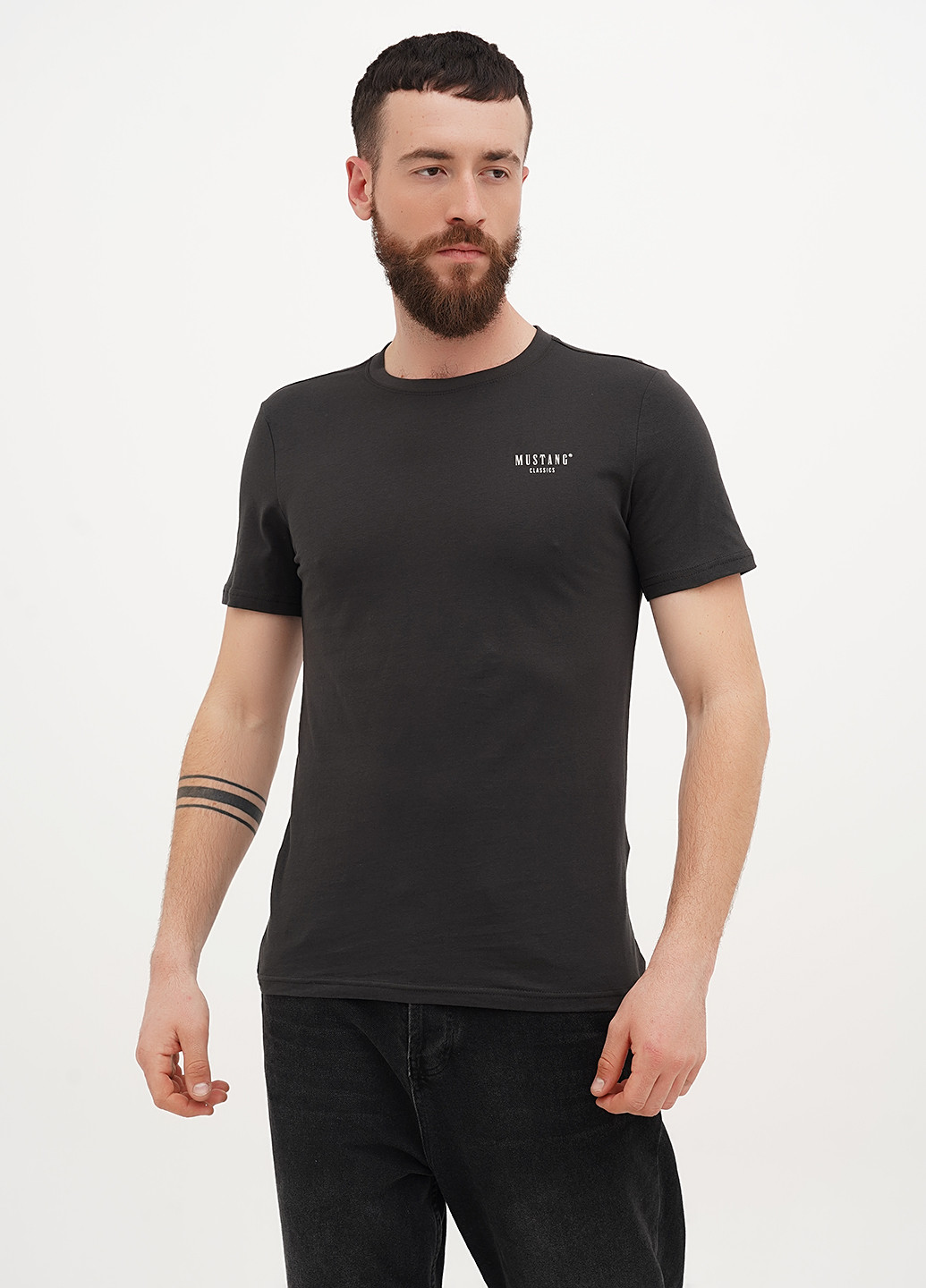 Темно-сіра футболка Mustang