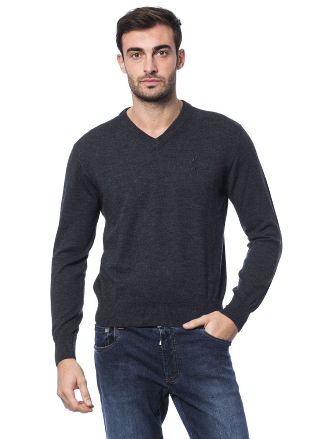Темно-серый демисезонный пуловер пуловер Billionaire
