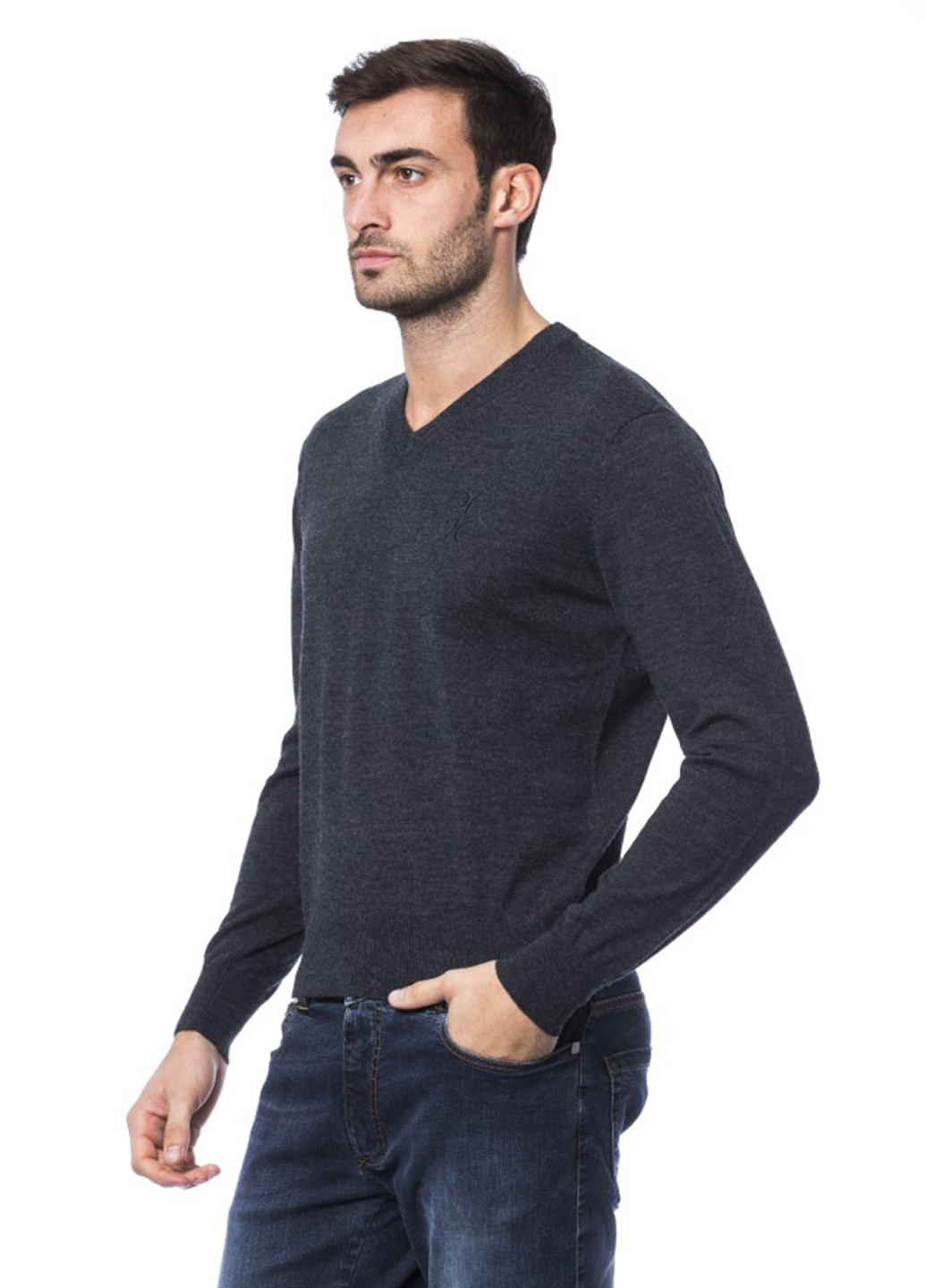Темно-серый демисезонный пуловер пуловер Billionaire
