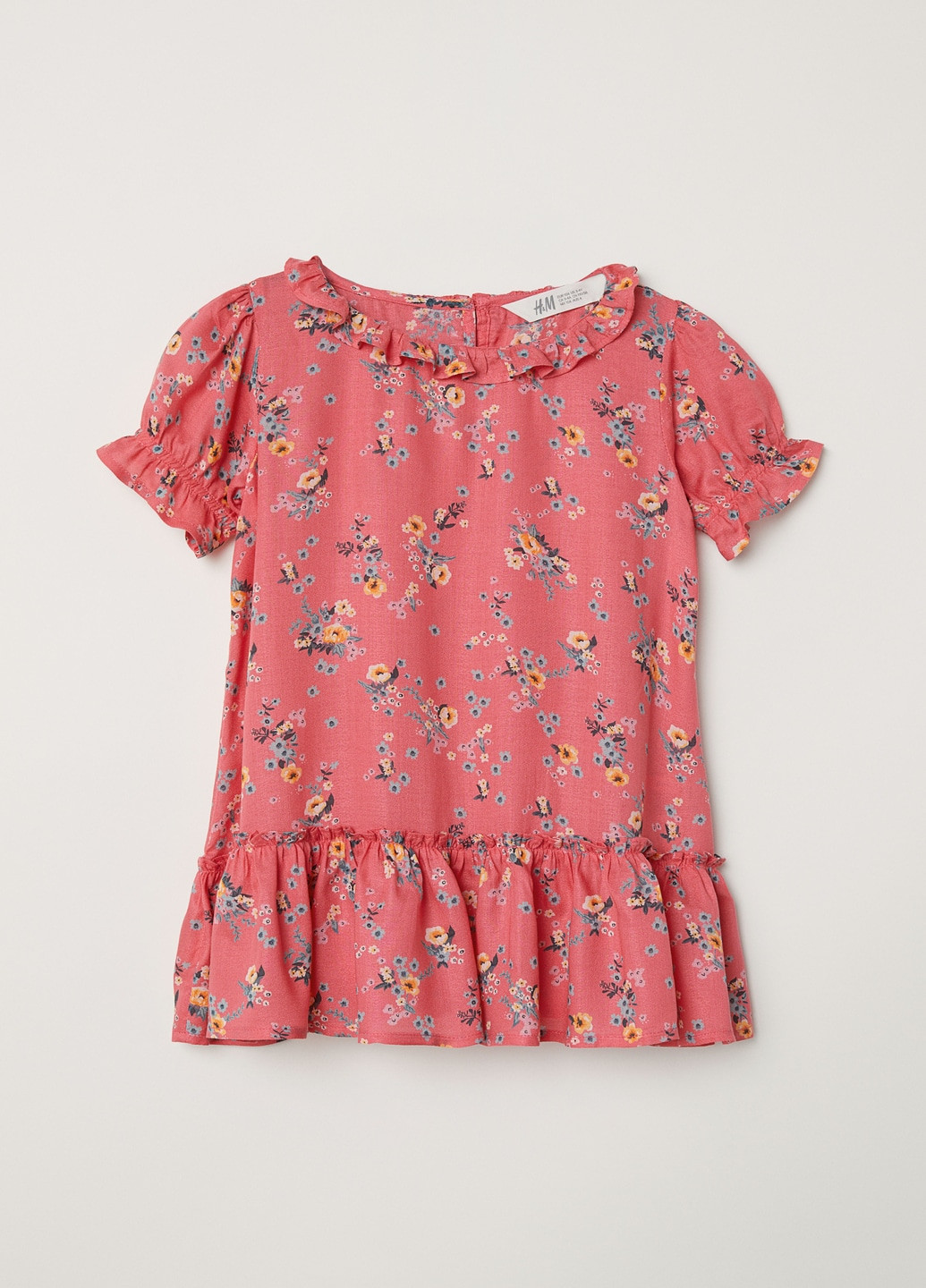 Розовое платье H&M (153208846)