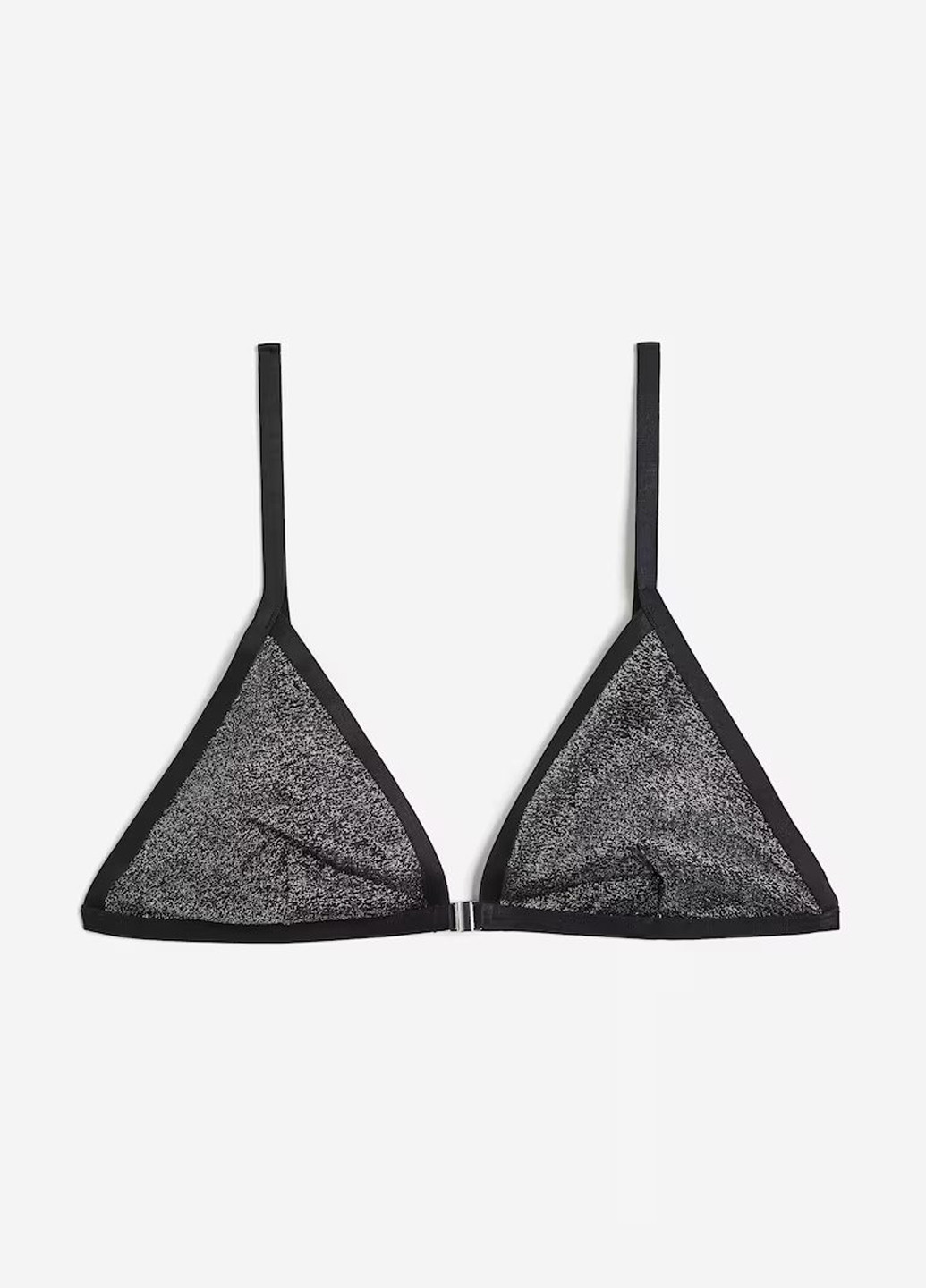 Комбинированный триэнджел бюстгальтер H&M без косточек полиамид