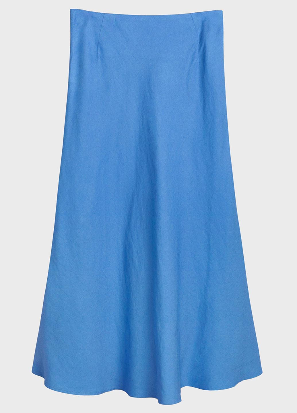 Синяя кэжуал однотонная юбка Gant клешированная