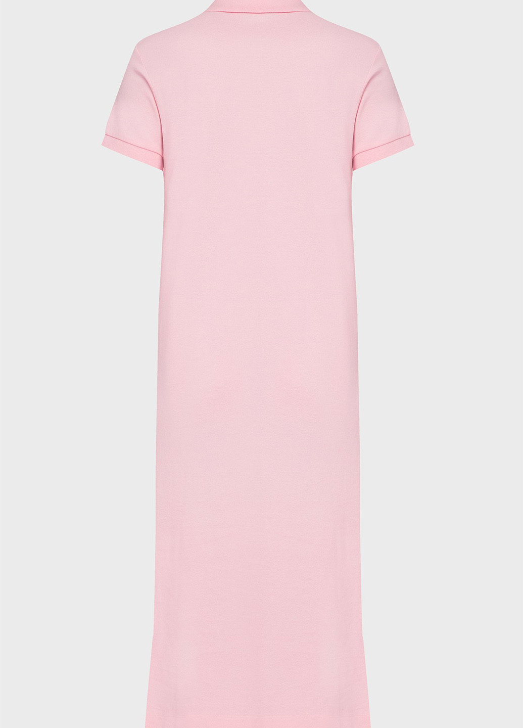 Розовое кэжуал платье поло Gant однотонное