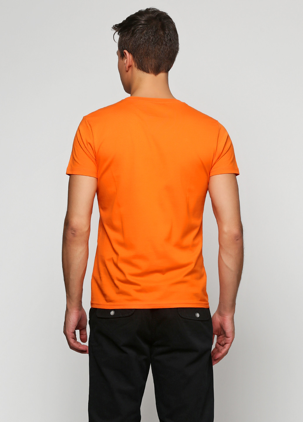 Оранжевая футболка Jack & Jones