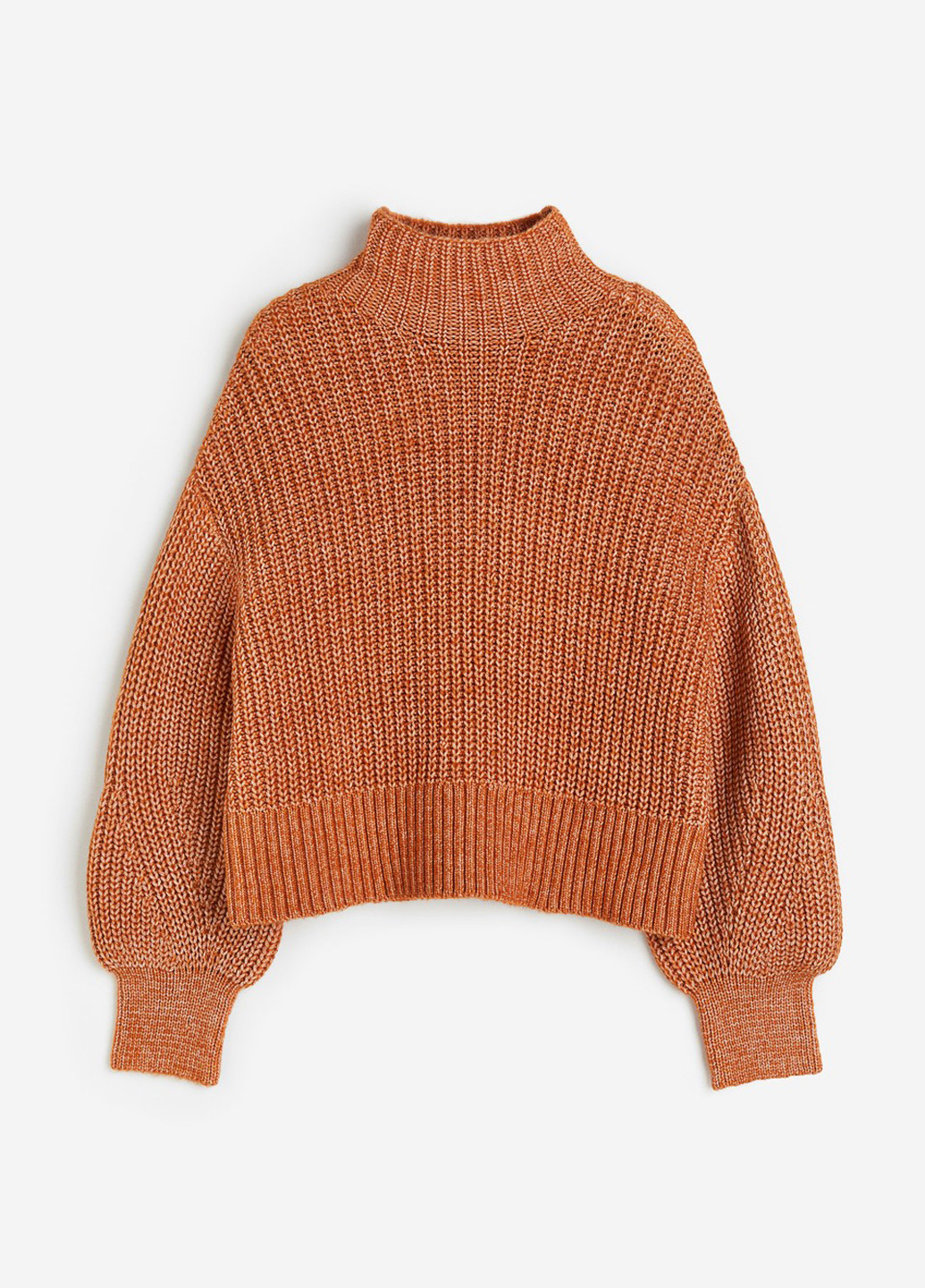 Теракотовий зимовий светр H&M