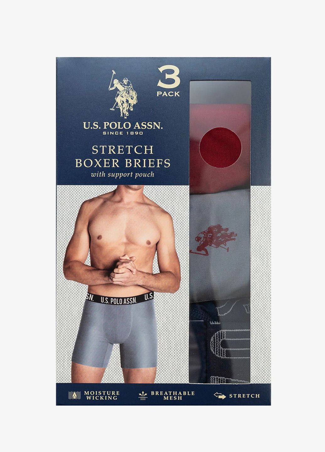 Трусы (3 шт.) U.S. Polo Assn. (322033270)