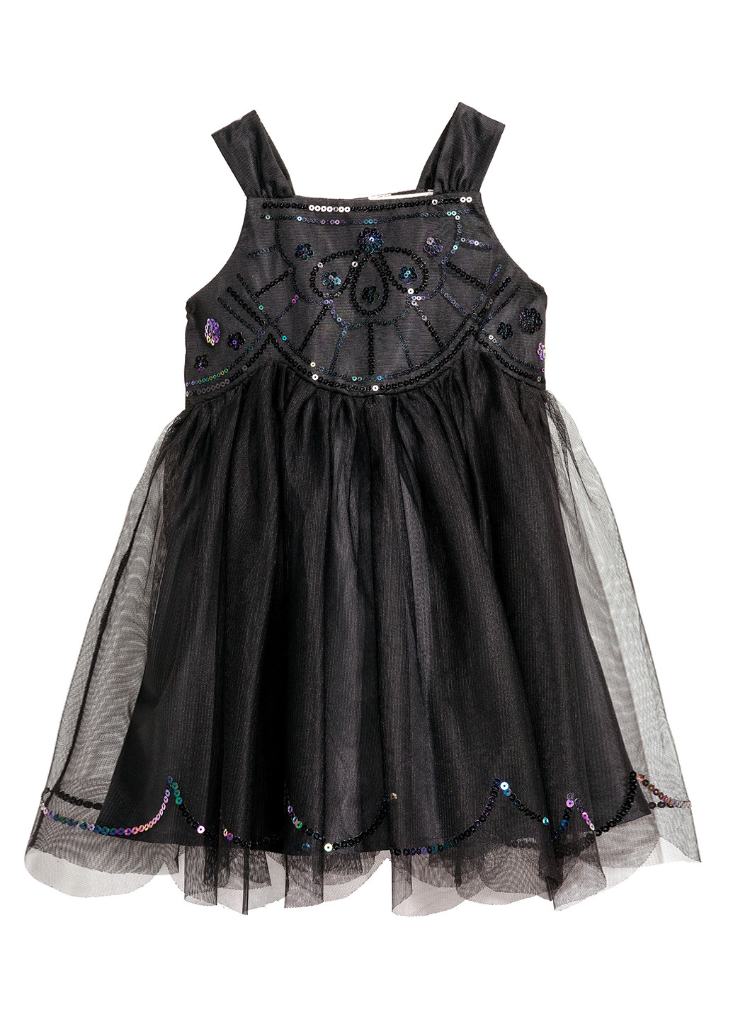 Чёрное платье H&M (135110556)