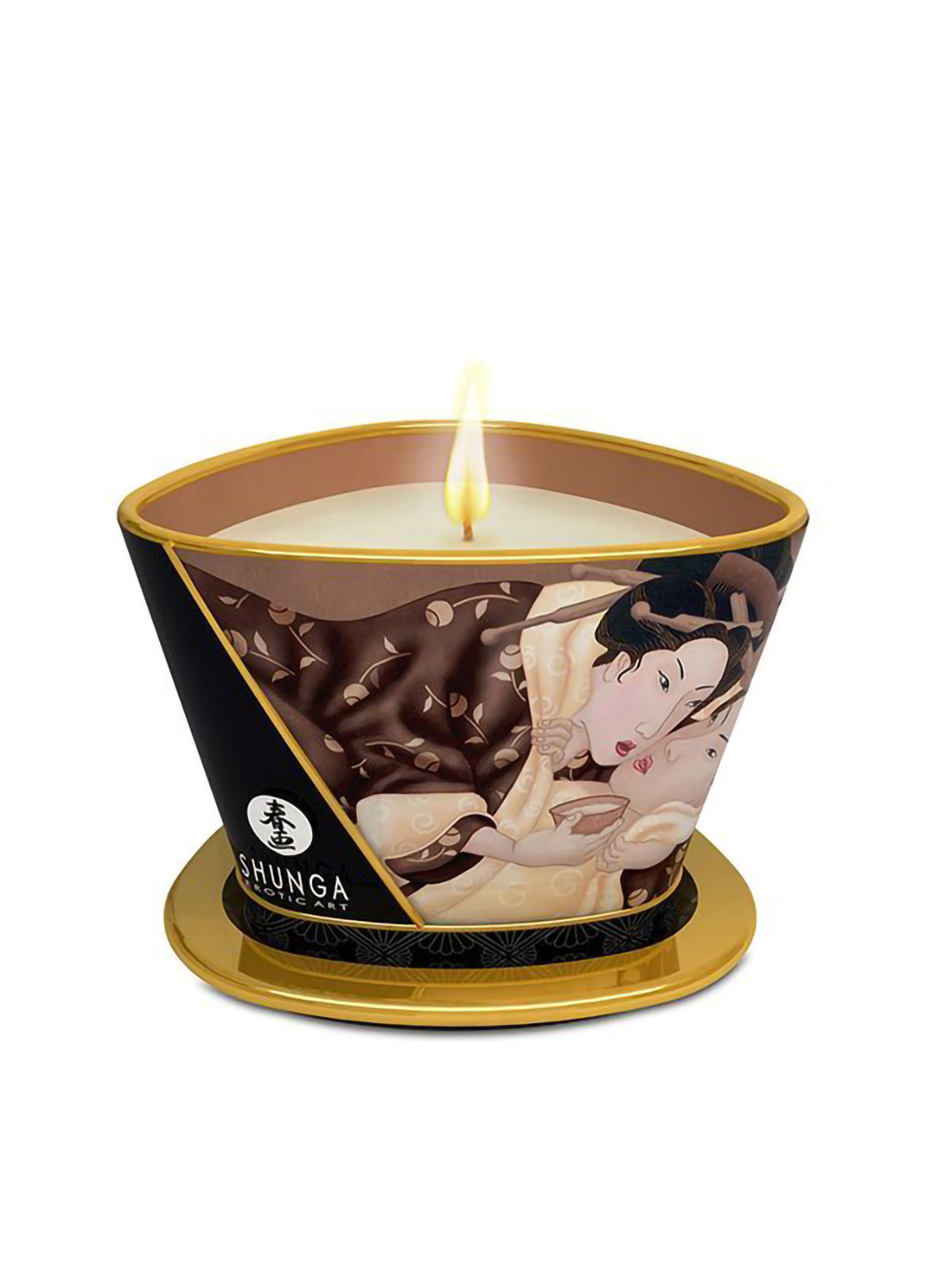 Массажная свеча Massage Candle - Intoxicating Chocolate (170 мл) с афродизиаками Shunga (254152151)