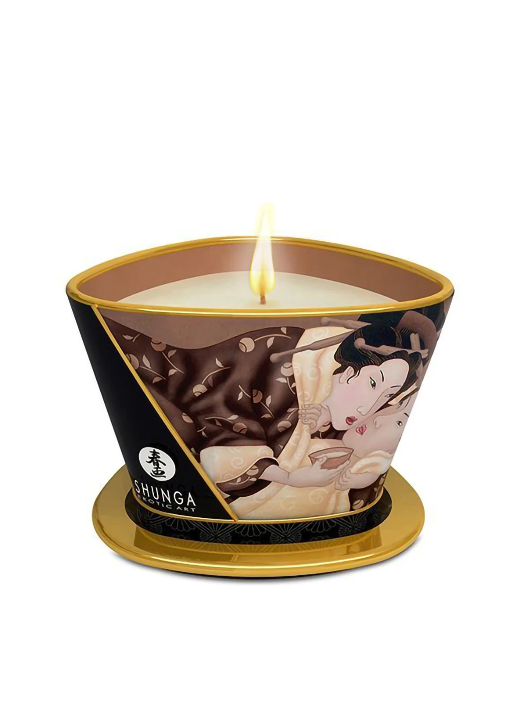 Масажна свічка Massage Candle - Intoxicating Chocolate (170 мл) з афродизіаками Shunga (254152151)
