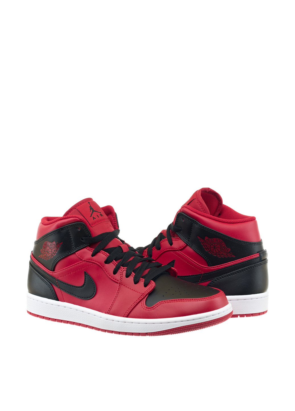 Червоні Осінні кросівки 554724-660 Jordan 1 MID