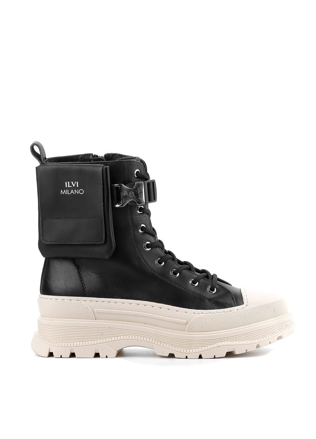 Черно-белые ботинки Ilvi