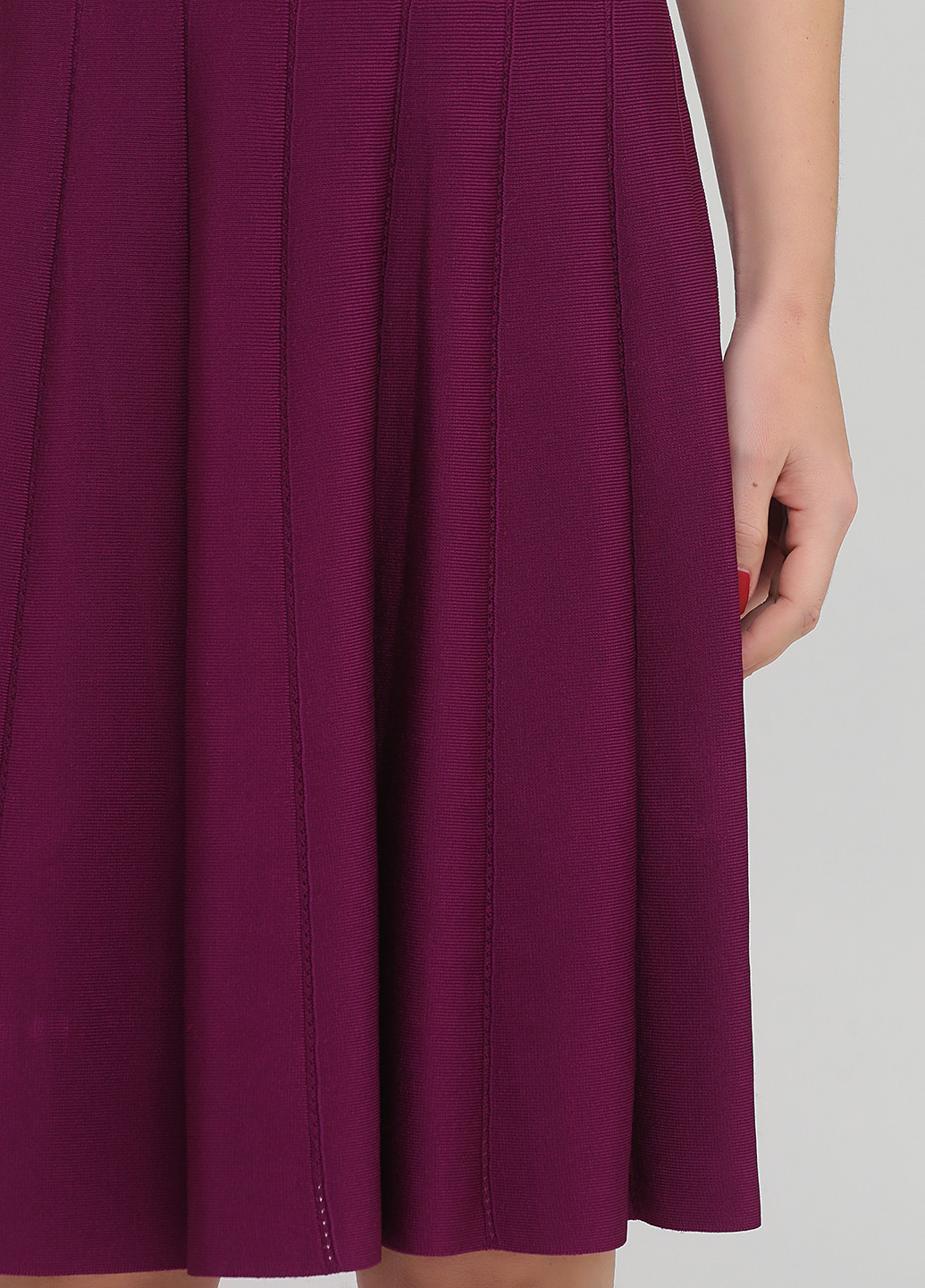 Фиолетовое кэжуал платье клеш Pinko однотонное
