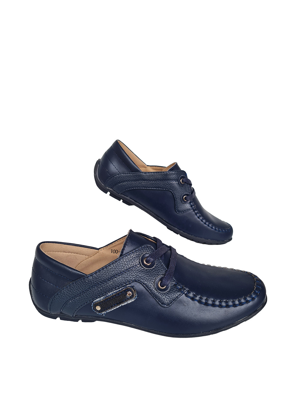 Синие туфли со шнурками Шалунишка