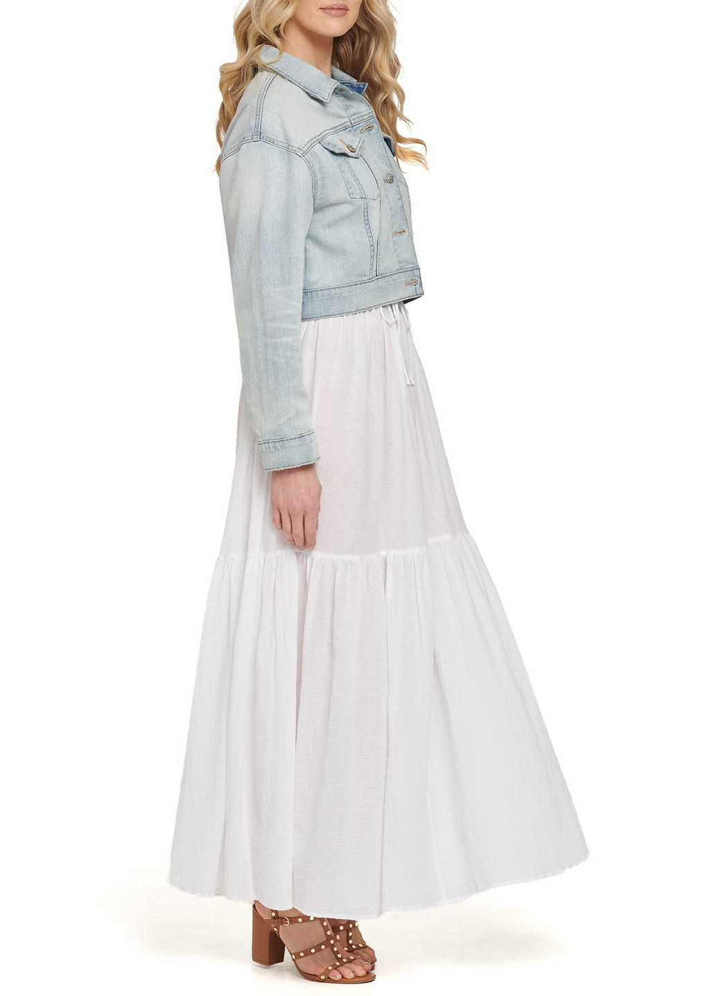 Голубая демисезонная куртка DKNY