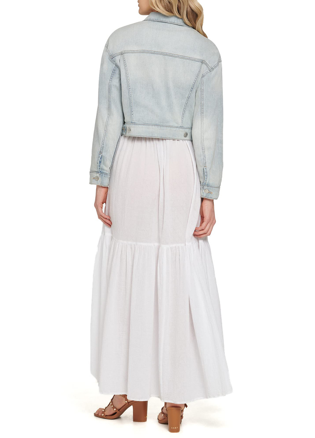 Голубая демисезонная куртка DKNY