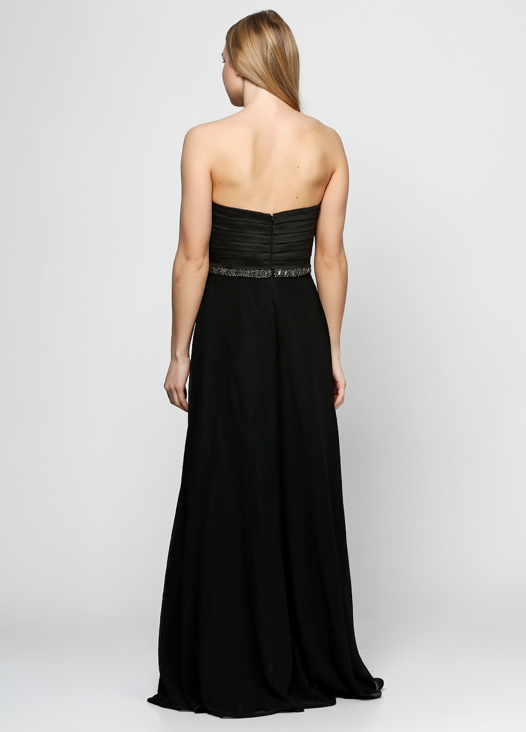Чорна вечірня плаття, сукня No Brand однотонна