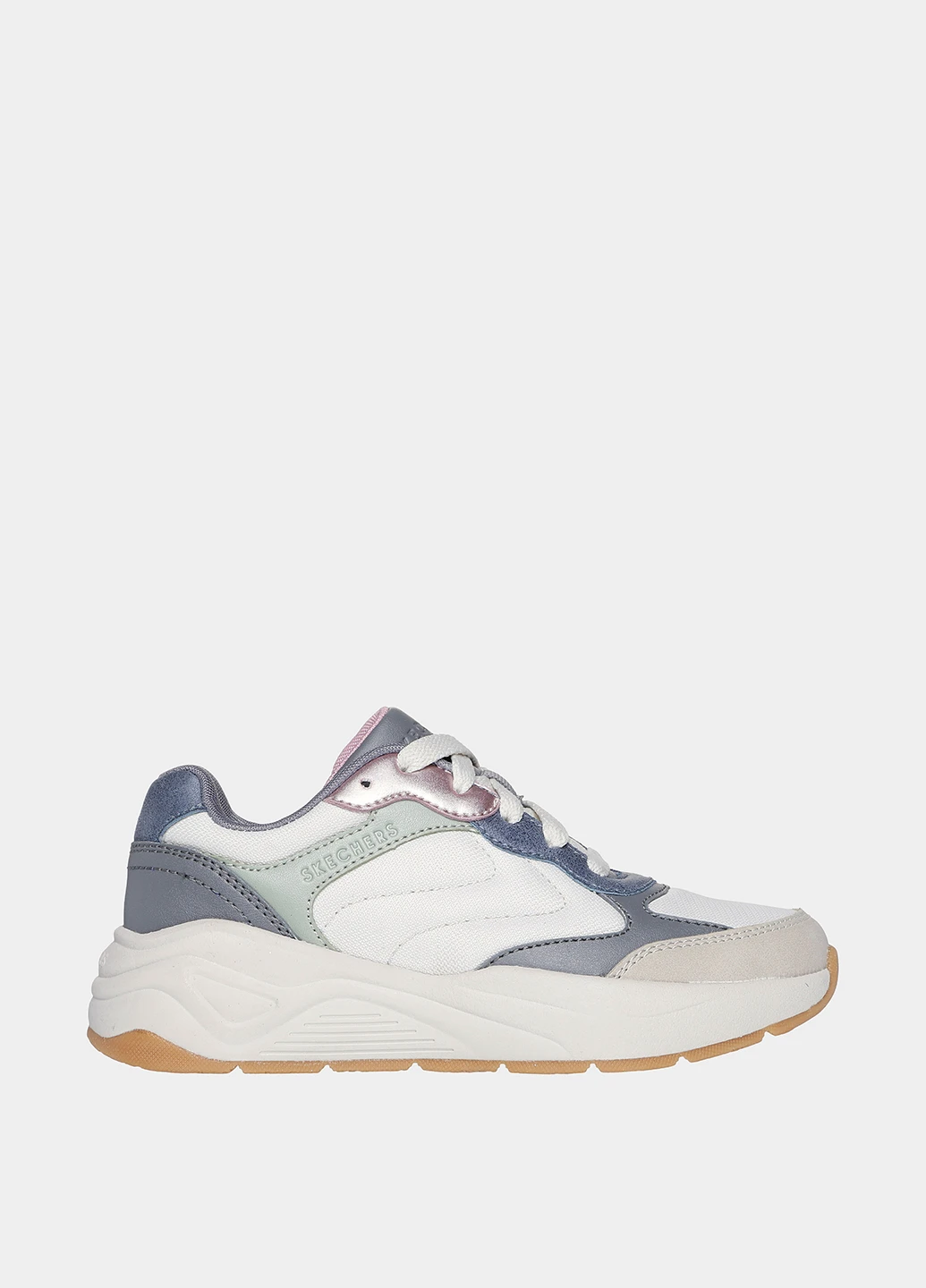Сірі осінні кросівки Skechers