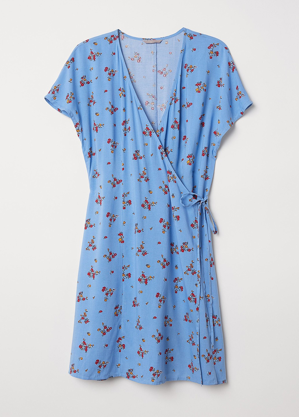 Синя кежуал сукня H&M з квітковим принтом