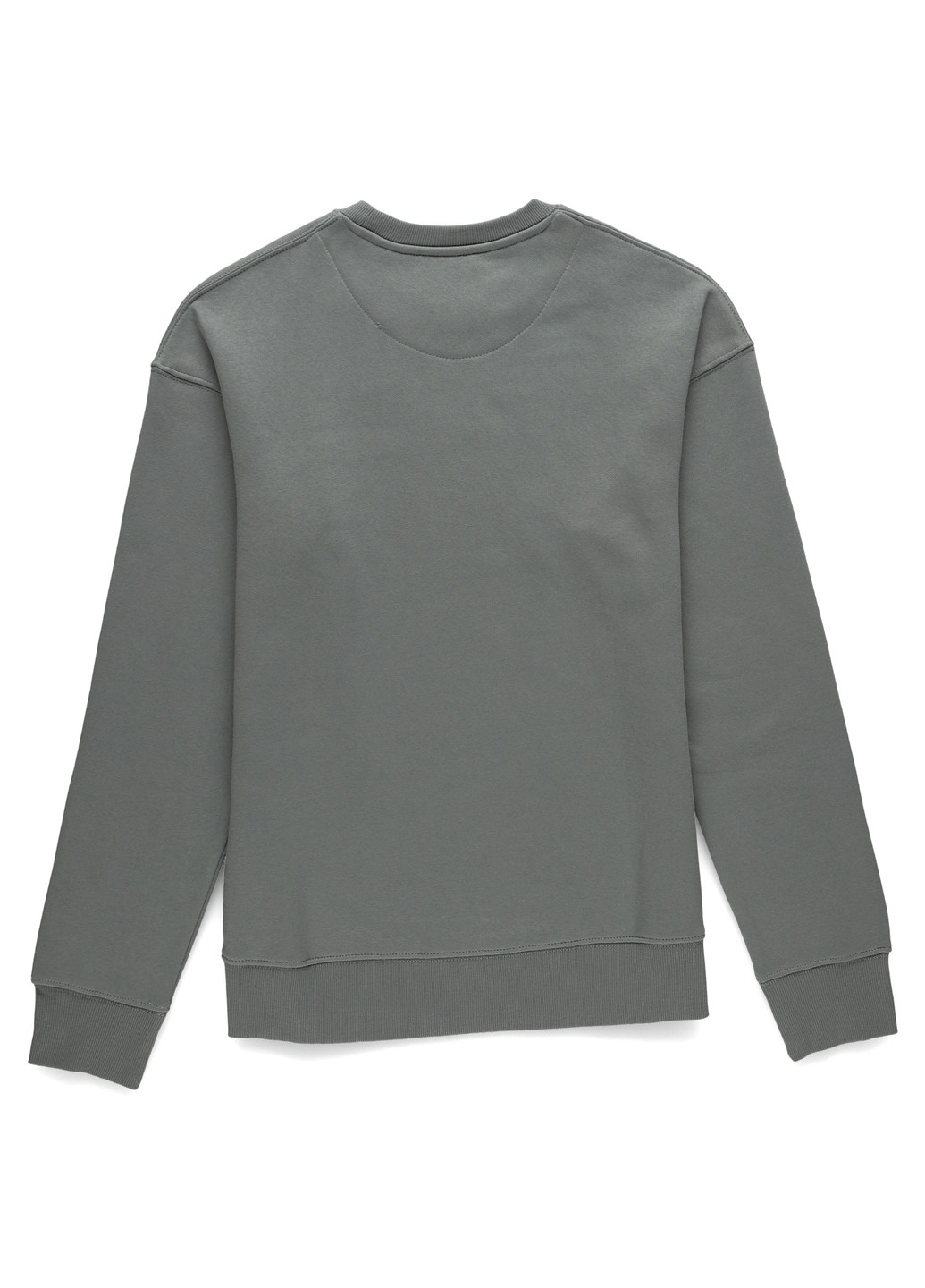 Серый свитшот Jack & Jones однотонный без декора (316506311)