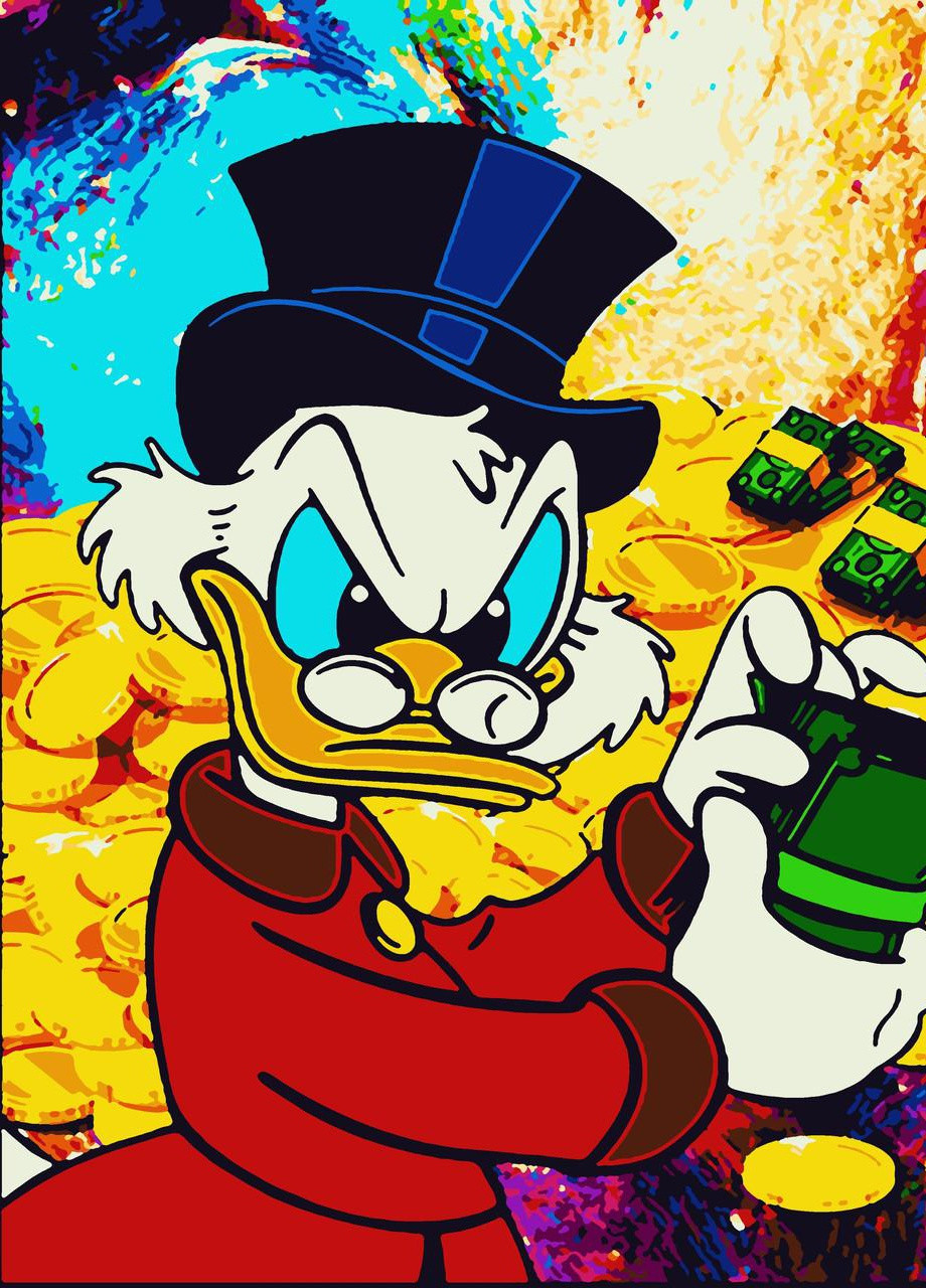 Картин по номерам "Макдак" 40*50 см No Brand (254583951)