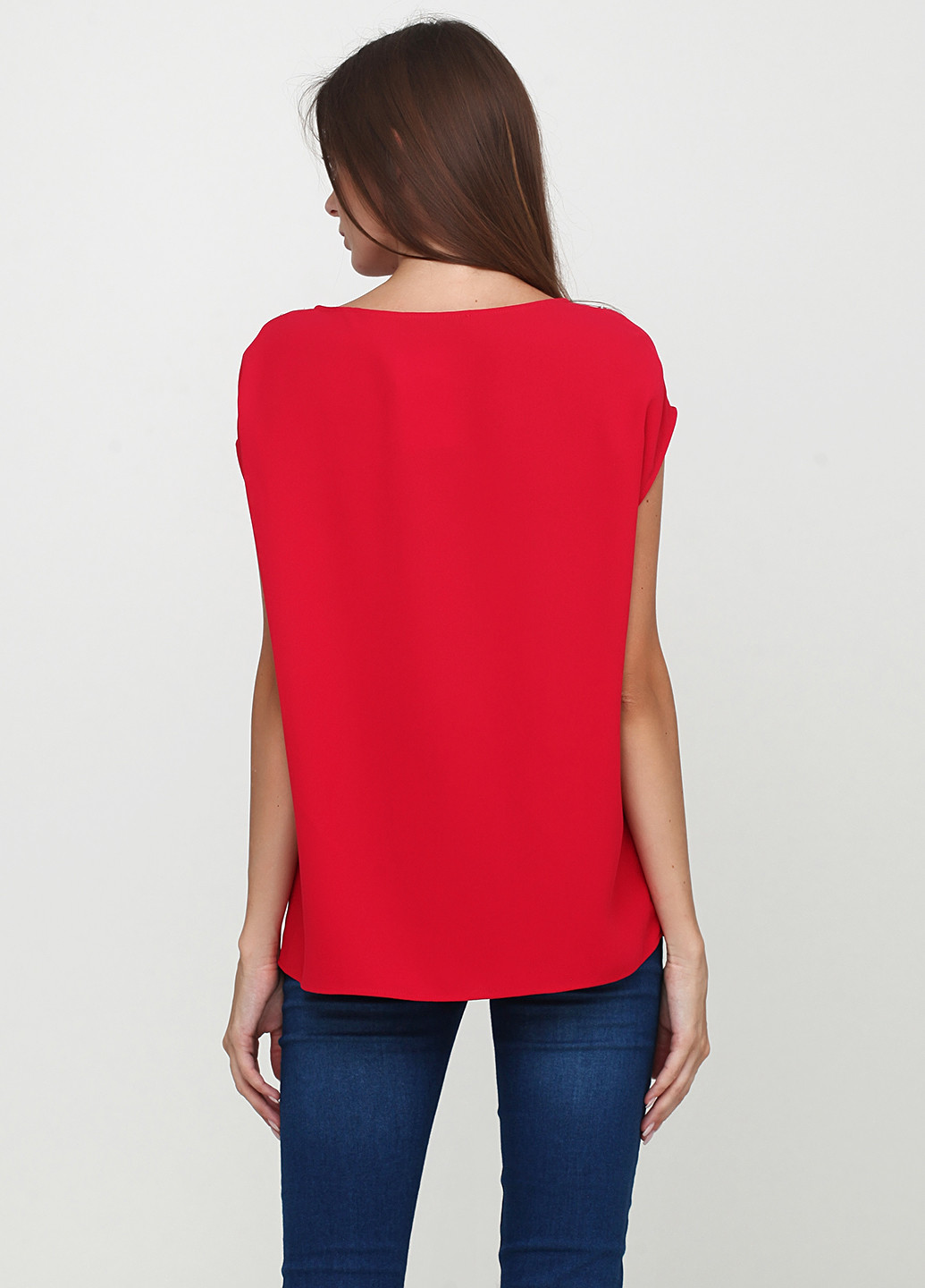 Яскраво-червона літня блуза Zapa