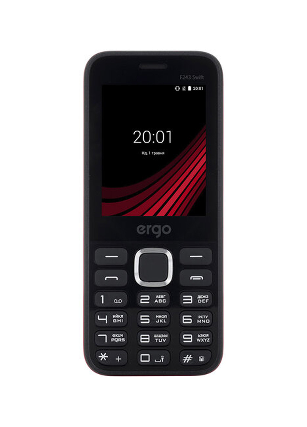 Мобильный телефон Ergo f243 swift black (132999685)
