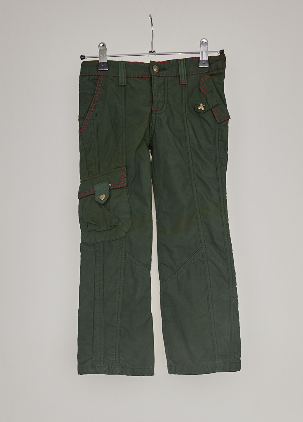 Зеленые кэжуал демисезонные брюки прямые Killah