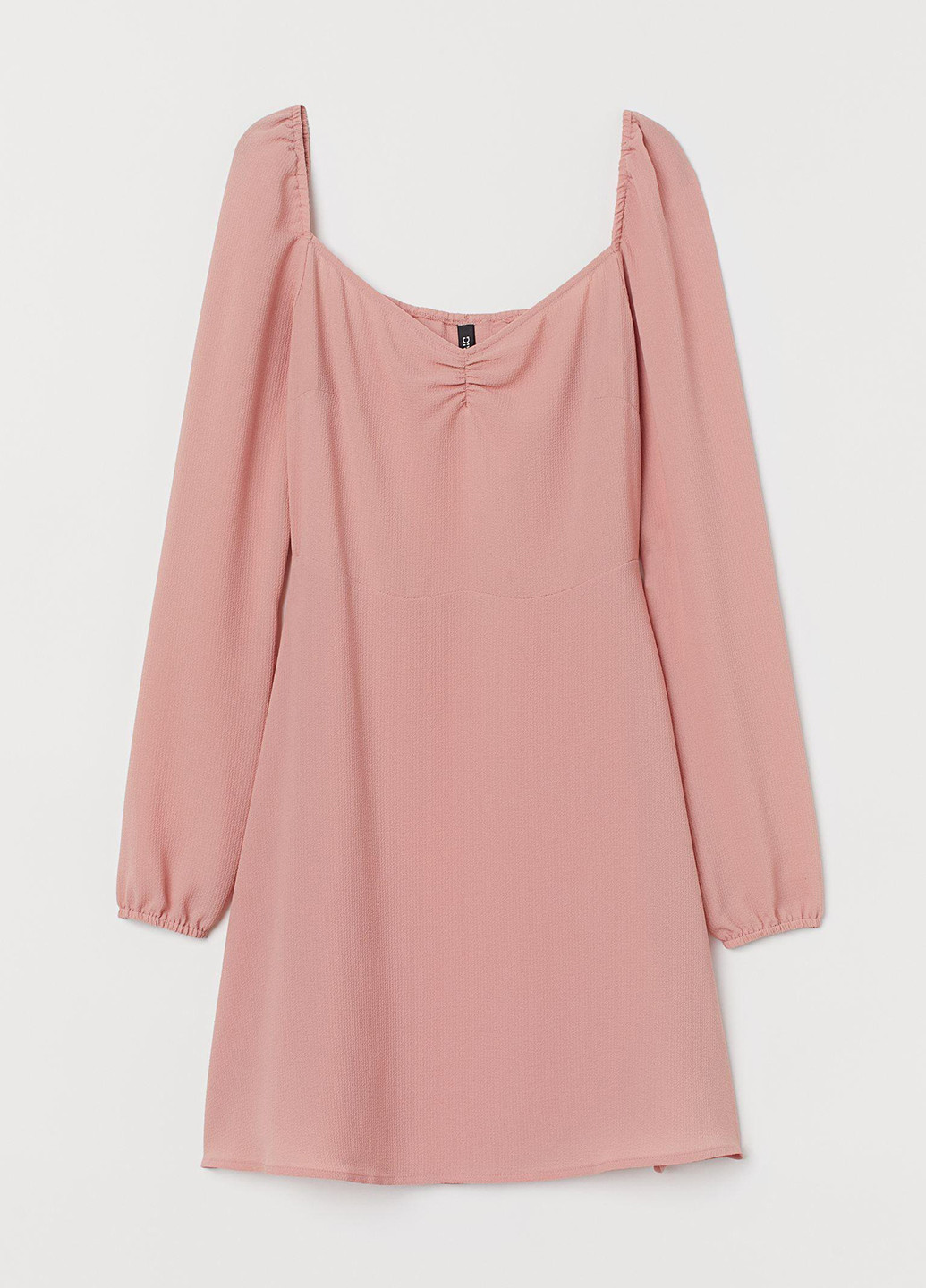 Рожева коктейльна сукня, сукня H&M однотонна