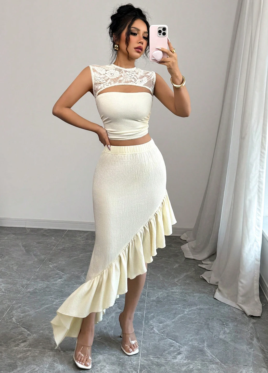 Костюм (майка, спідниця) SHEIN (367004425)