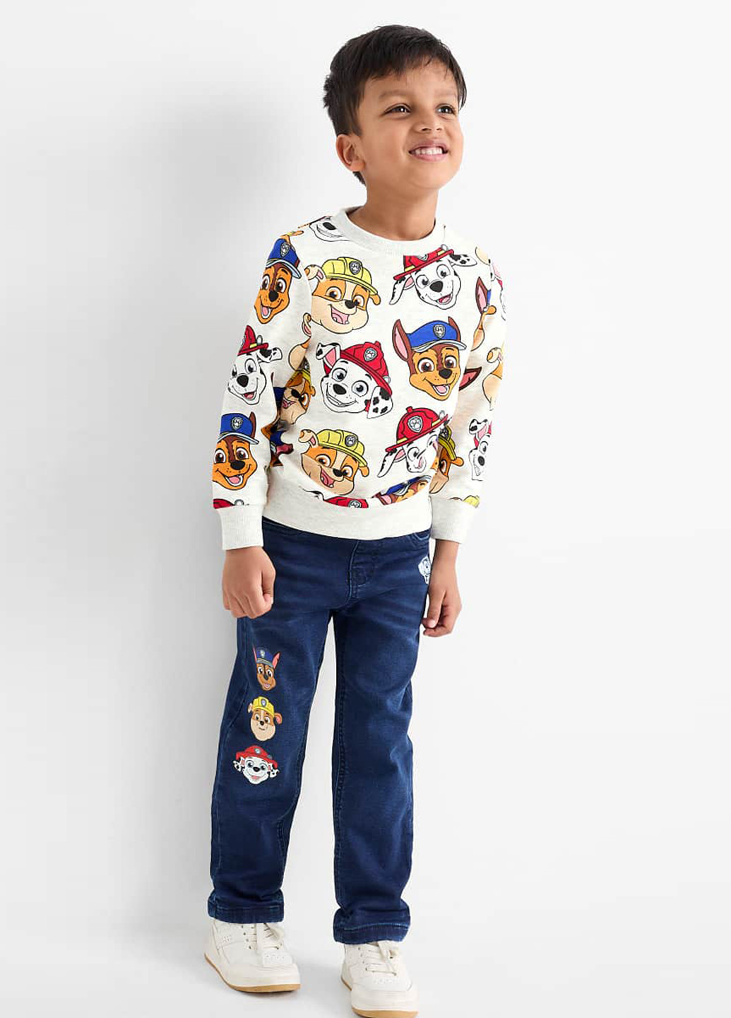 Комбинированный демисезонный комплект (худи, свитшот) C&A